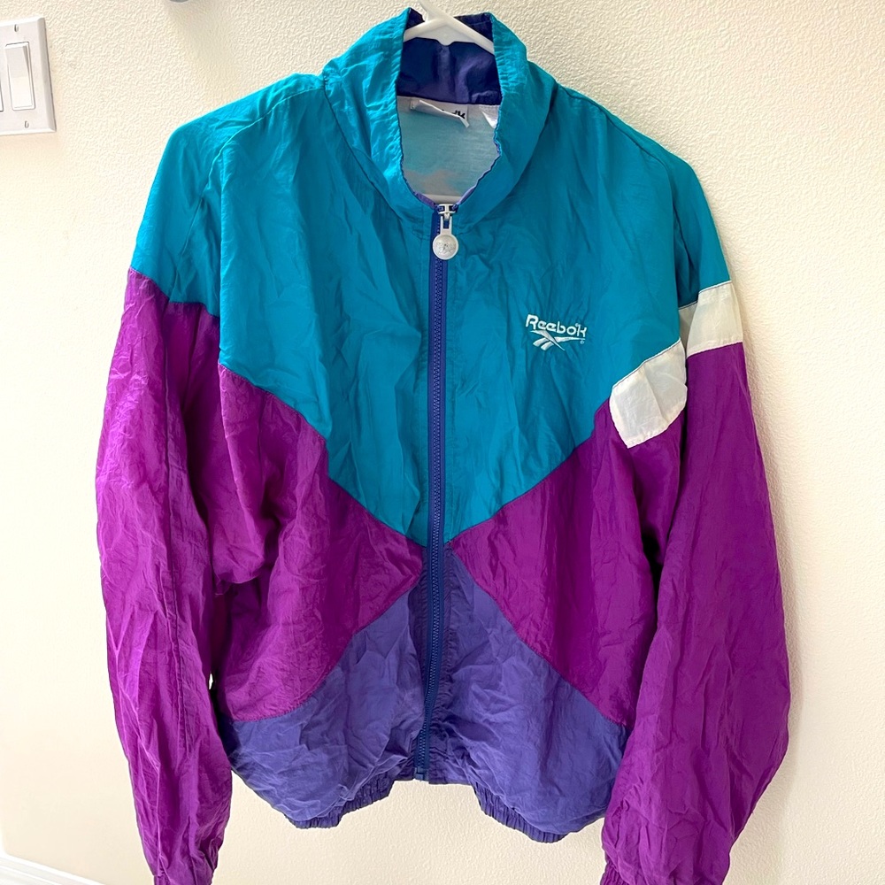 Vintage 80’s Reebok Zip Up Jacket